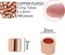 The Beadsmith Tube Crimp Beads, 2 x 2mm, 100 Pieces, Copper Color, Uniform Cylindrical Shape, No Sharp Edges, Designed to Secure The Ends of Jewelry Stringing Wires and Cables